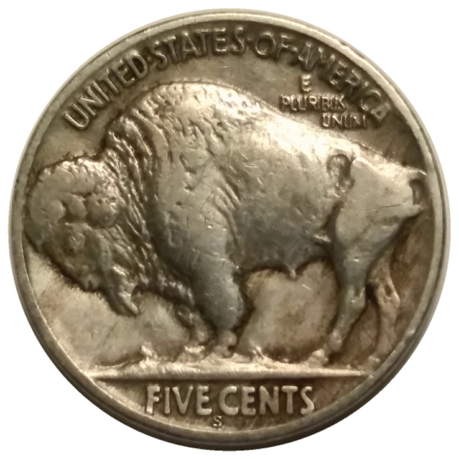1927-S-5c-Buffalo-Nickel